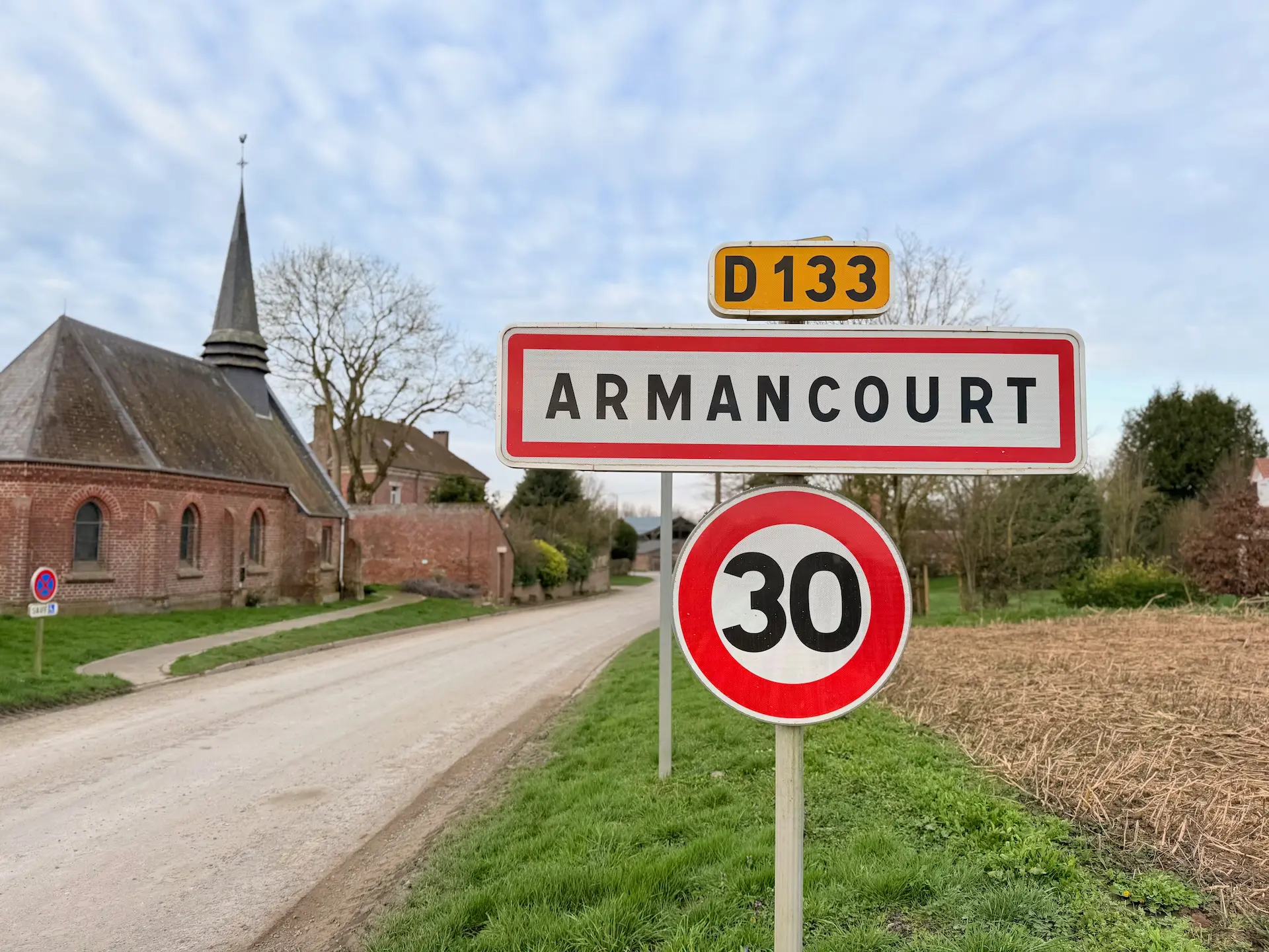 Vue de notre village